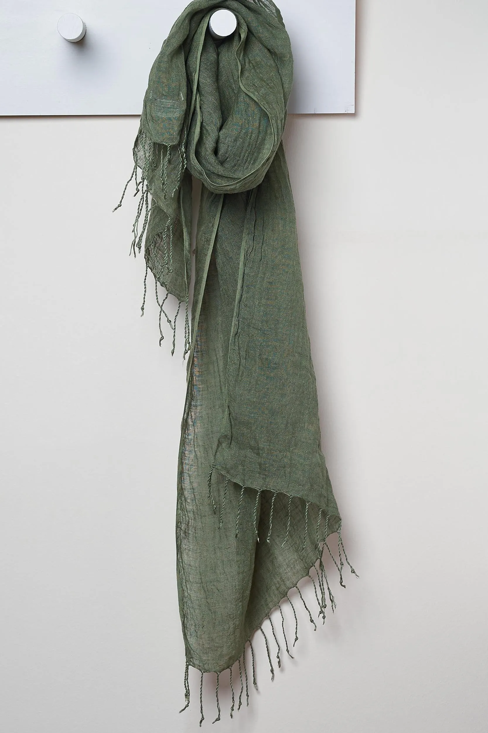 3 Visits To Cairo 100% Linen Scarf, His/Hers