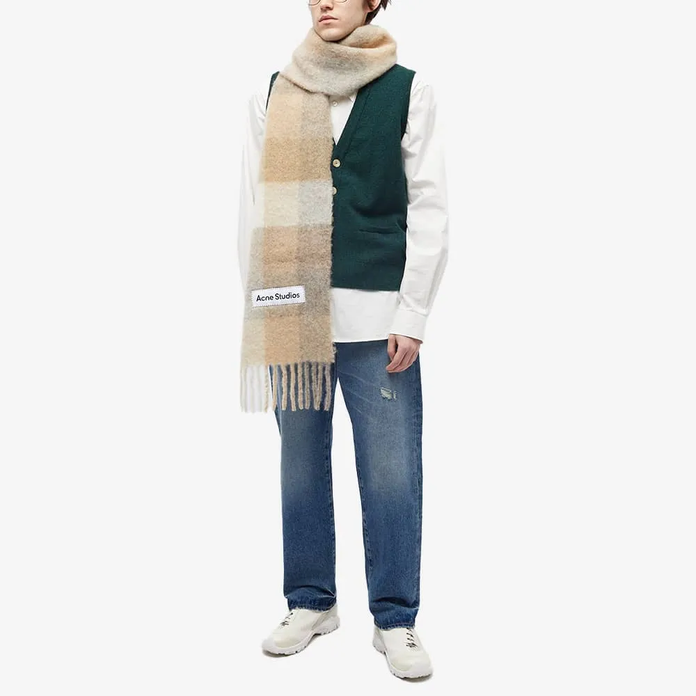 Acne Studios Vally Check Scarf