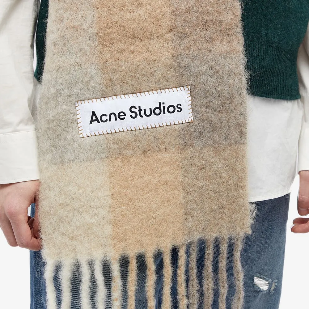 Acne Studios Vally Check Scarf