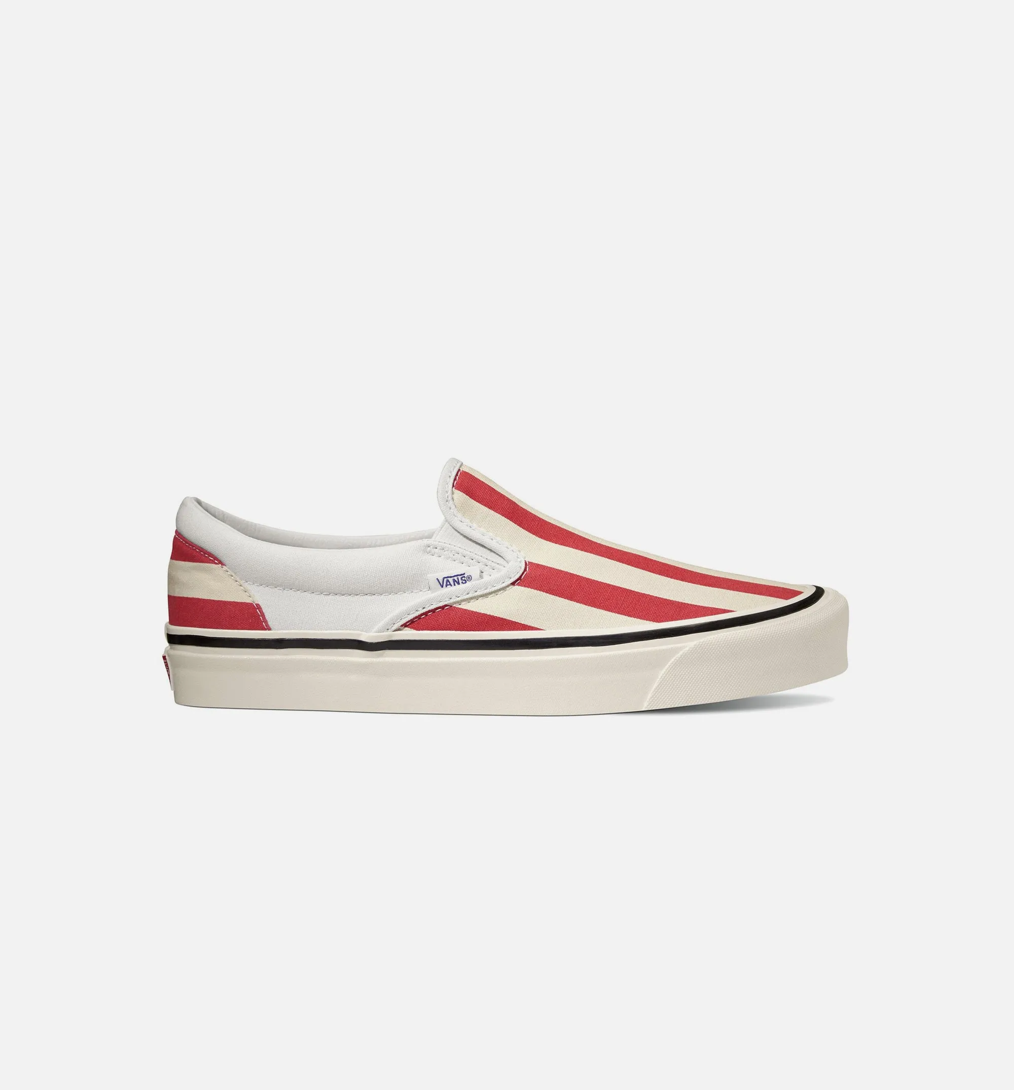 Anaheim Factory Classic Slip On 98 DX Mens Shoes - OG White/OG Red/Big Stripes