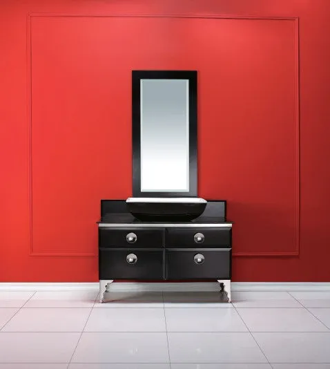 Aquamoon Avatar 47 Modern Bathroom Vanity Set - Black