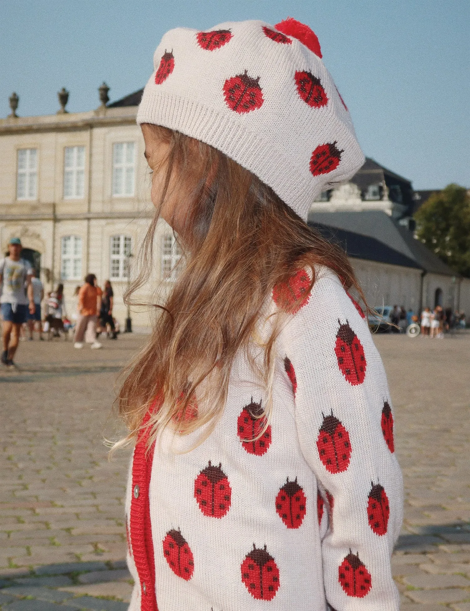 Belou Knit Beret in Ladybug