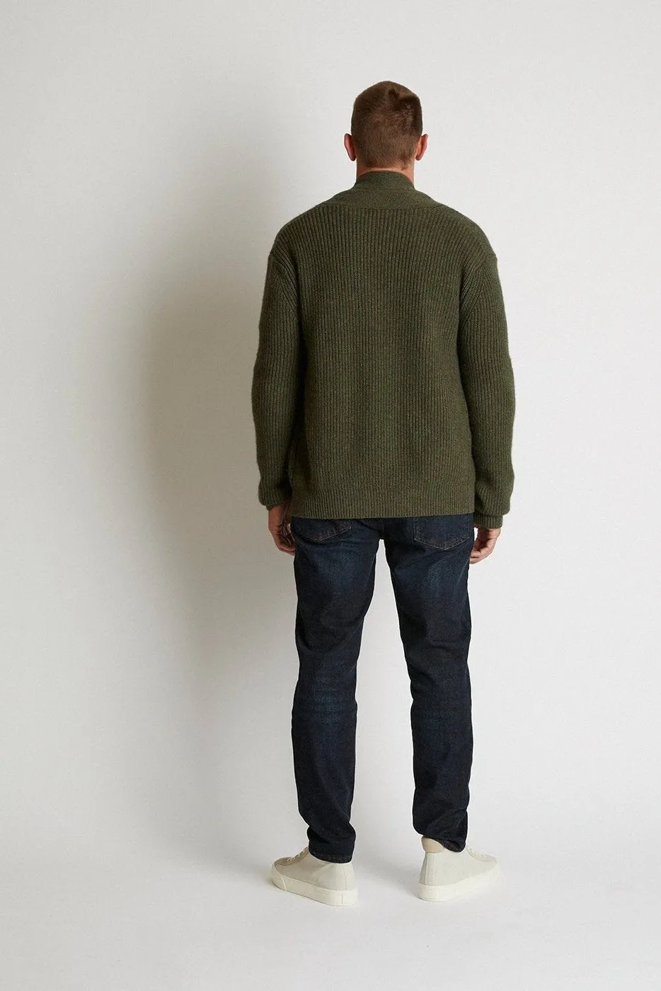   Beryll Paolo Cashmere Cardigan | Kelp Green