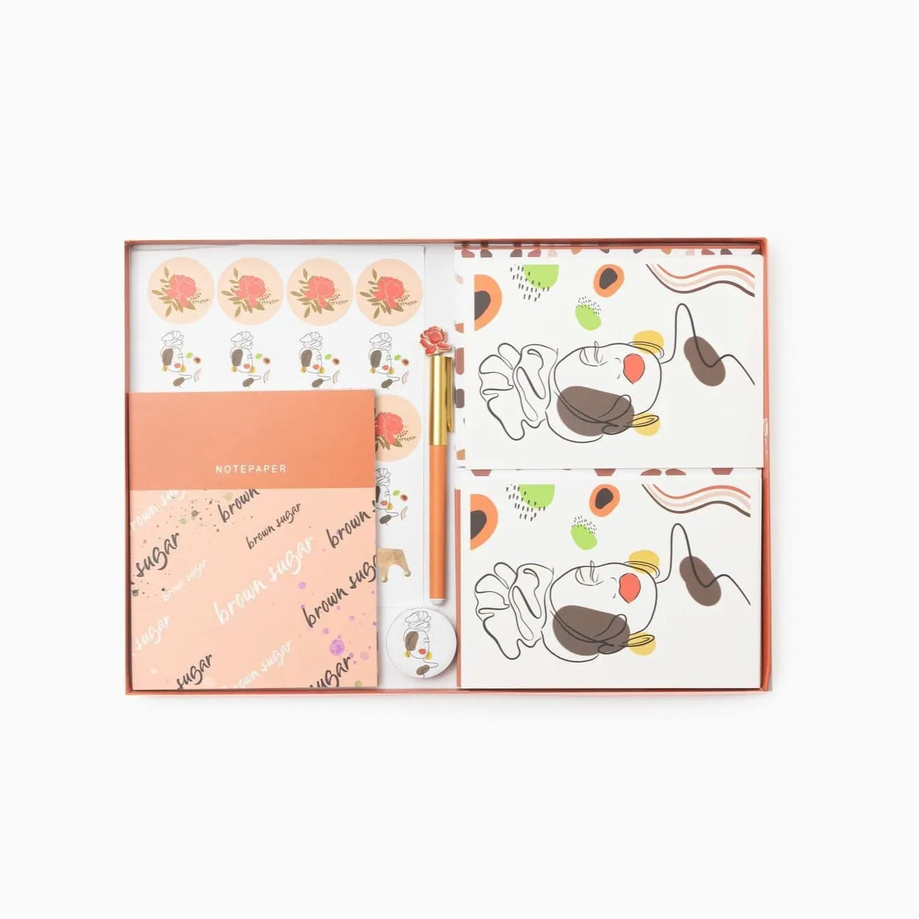 Boho Chic Stationery Set