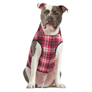 Canada Pooch Reversible Vest Black/Plaid