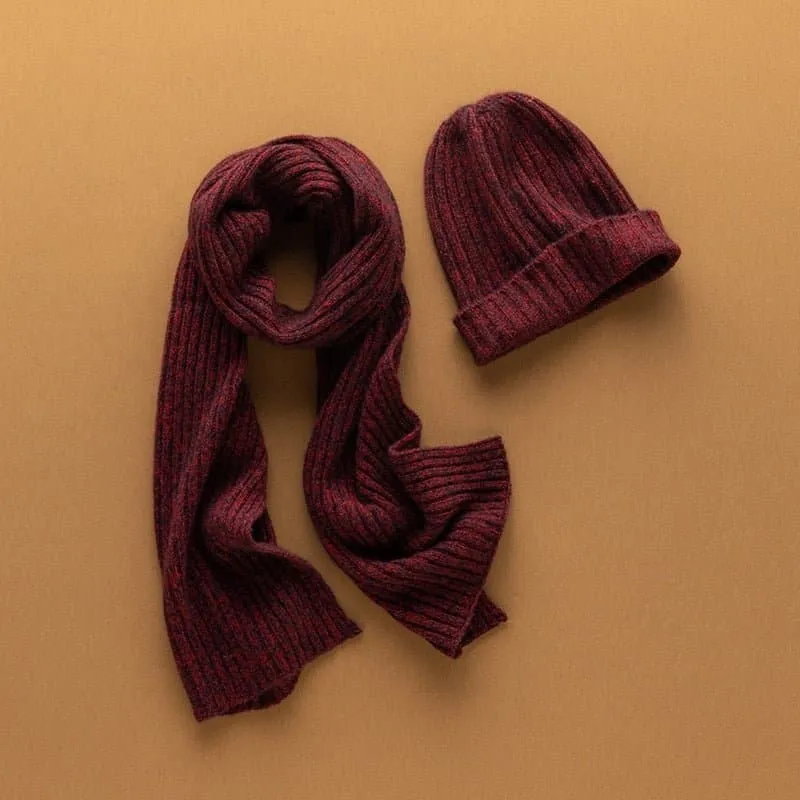 Cashmere Knitted Scarf - Soft & Stylish Winter Accessory | 135cm-175cm Length