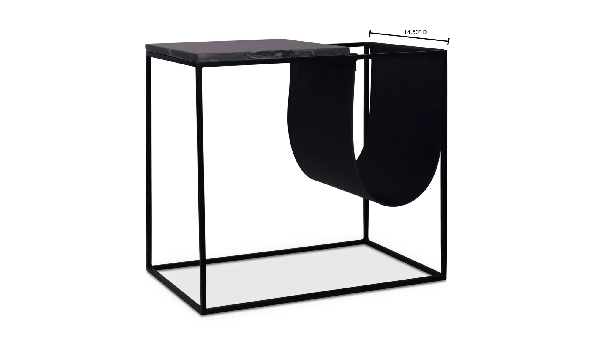 Cave Magazine Rack | Black