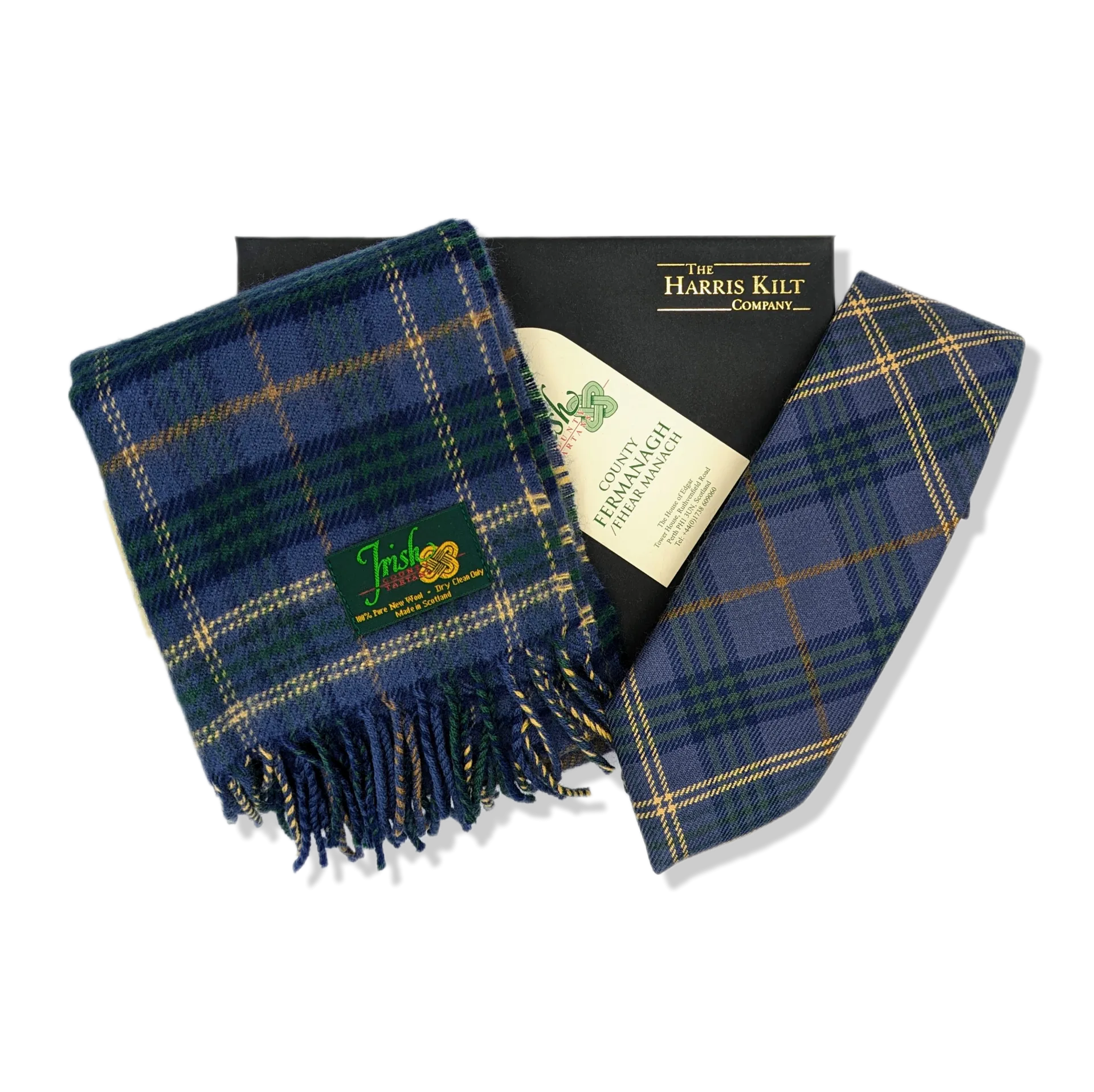 County Fermanagh Tartan Scarf & Tie Gift Box