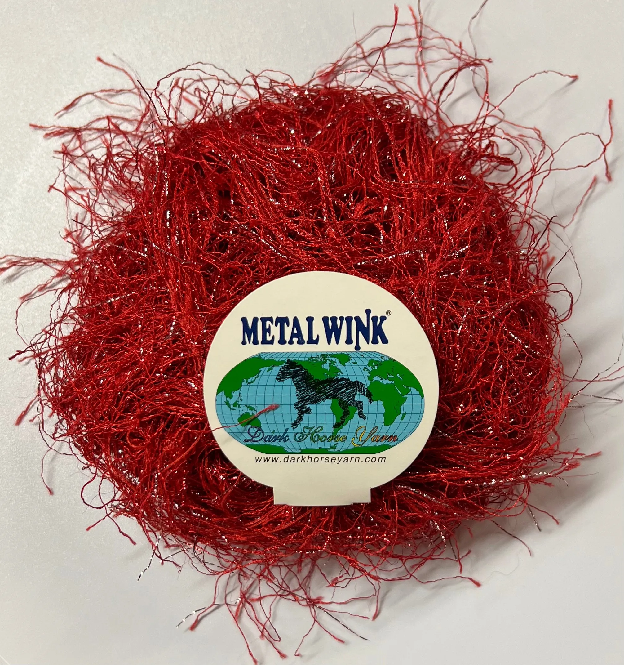 Dark Horse Metal Wink Eyelash Yarn