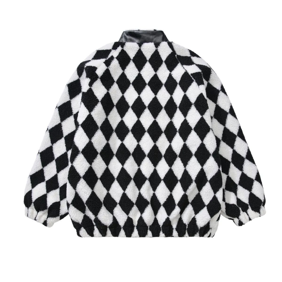 Faire Echo Thick Checkerboard Cotton Coat