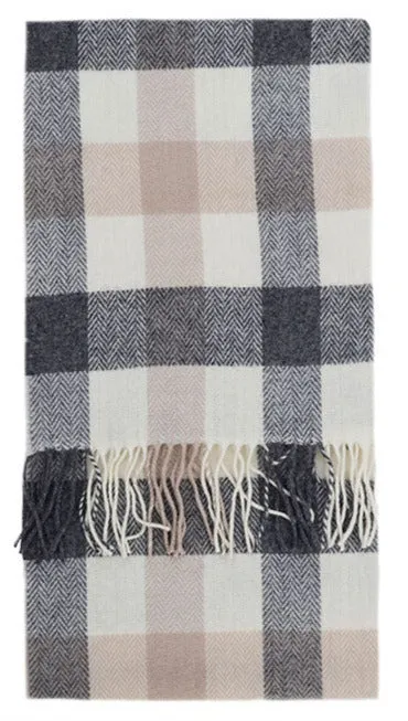 Foxford Lambswool Scarf - Ashbrook Plaid - Ireland