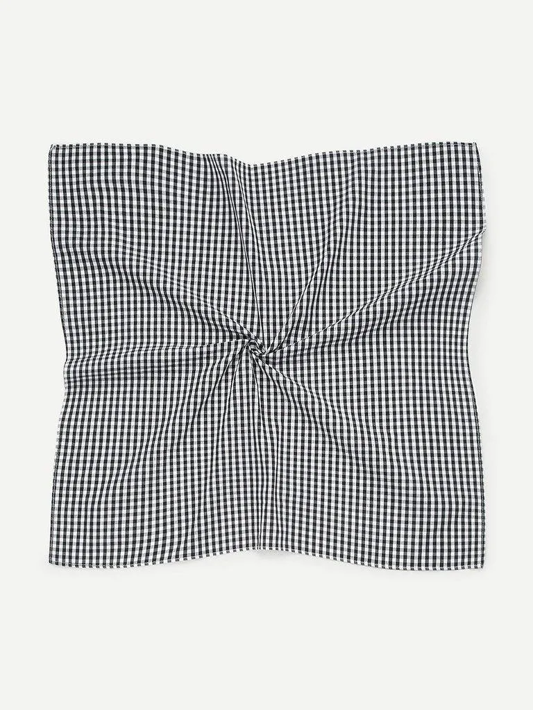 Gingham Pattern Bandana