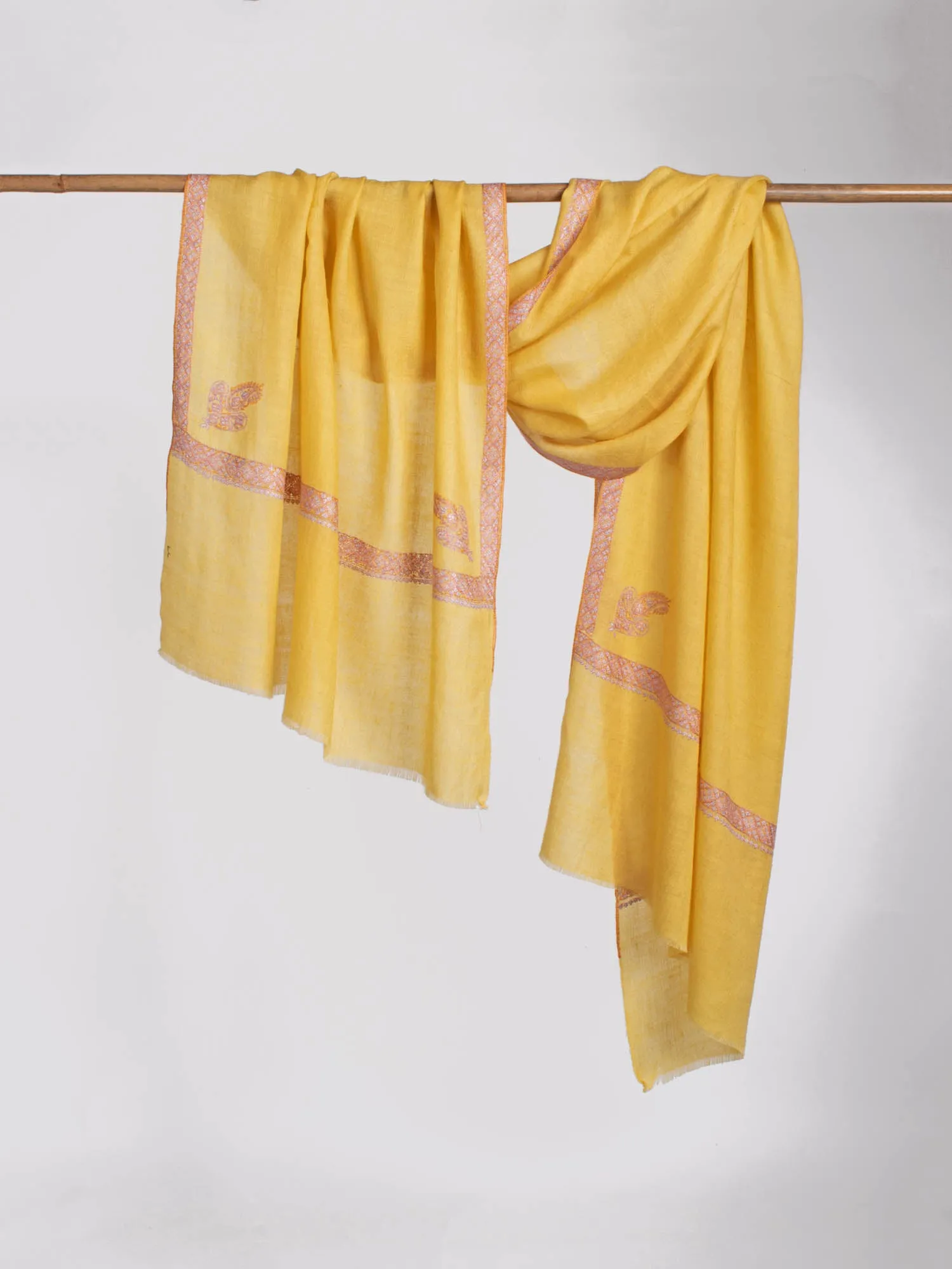 Golden Hashia Beautiful Cashmere Scarf - LEWISTON