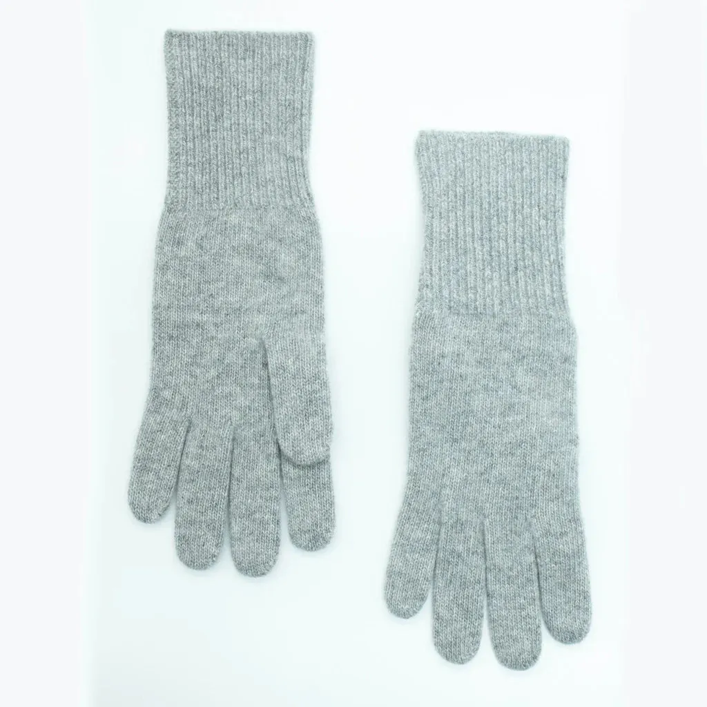 HEATHER Italian Cashmere RIB CUFF CLASSIC GLOVES