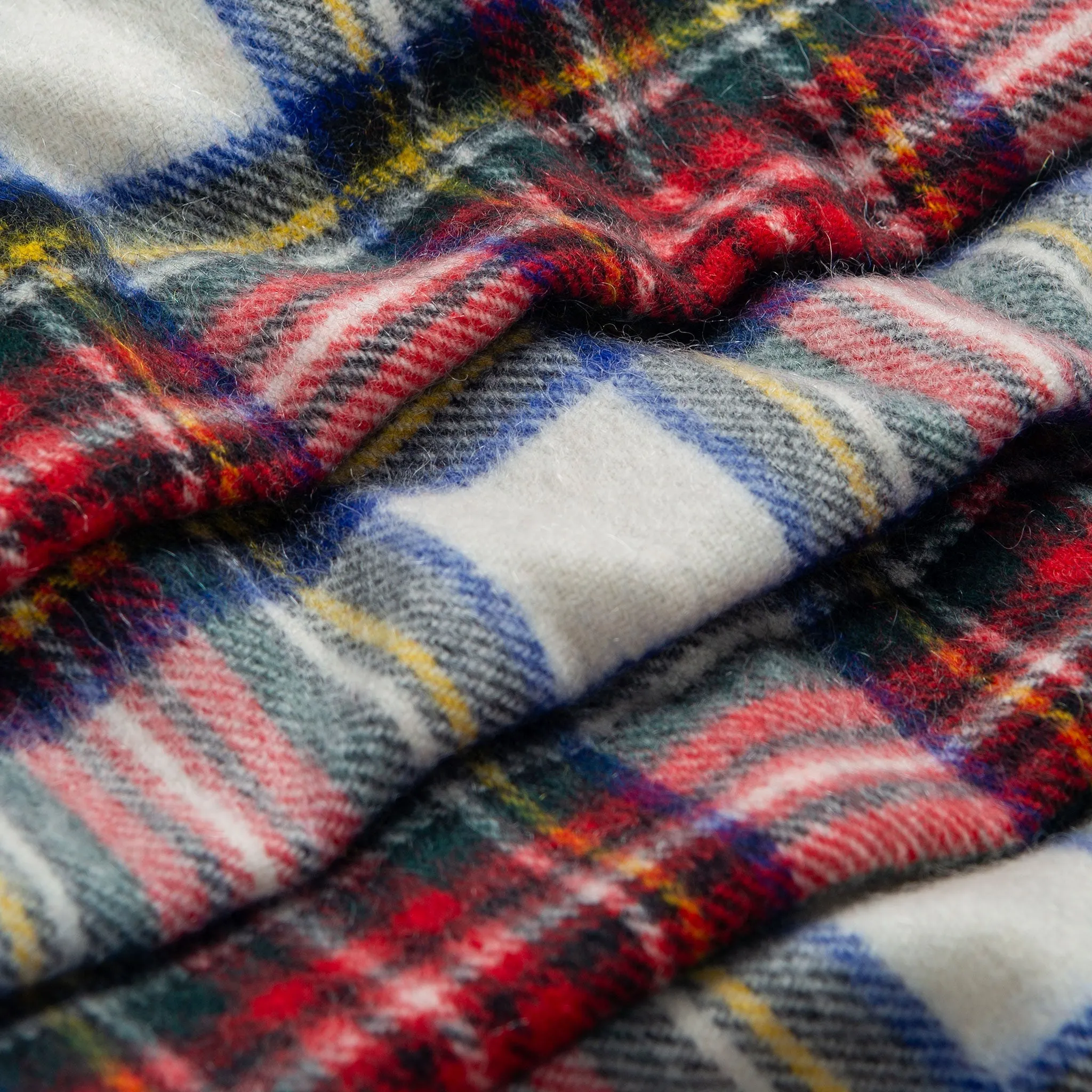 Heritage Tartan Check Cashmere Scarf with Tassels and Gift Box