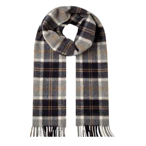 Heritage Tartan Check Cashmere Scarf with Tassels and Gift Box