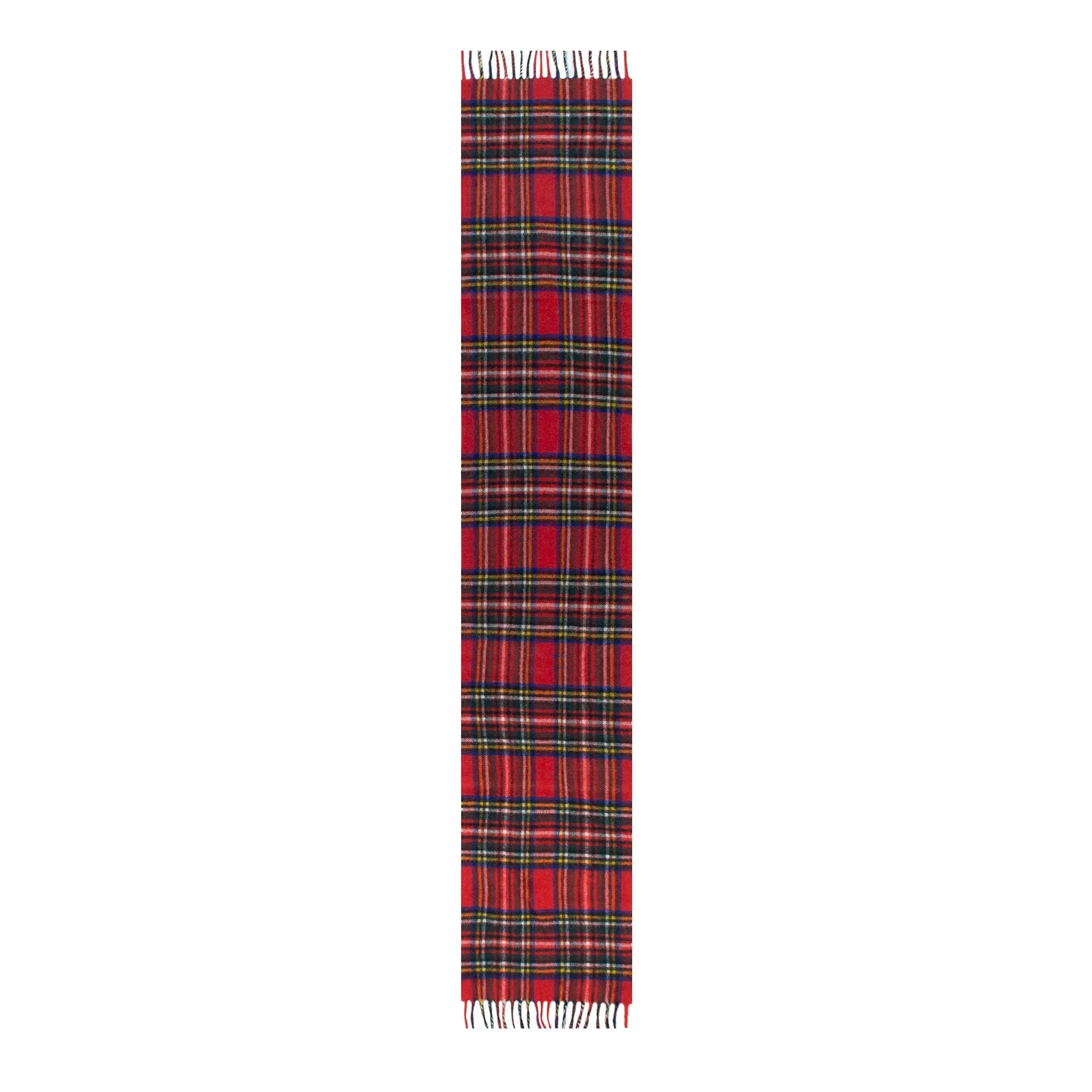 Heritage Tartan Check Cashmere Scarf with Tassels and Gift Box