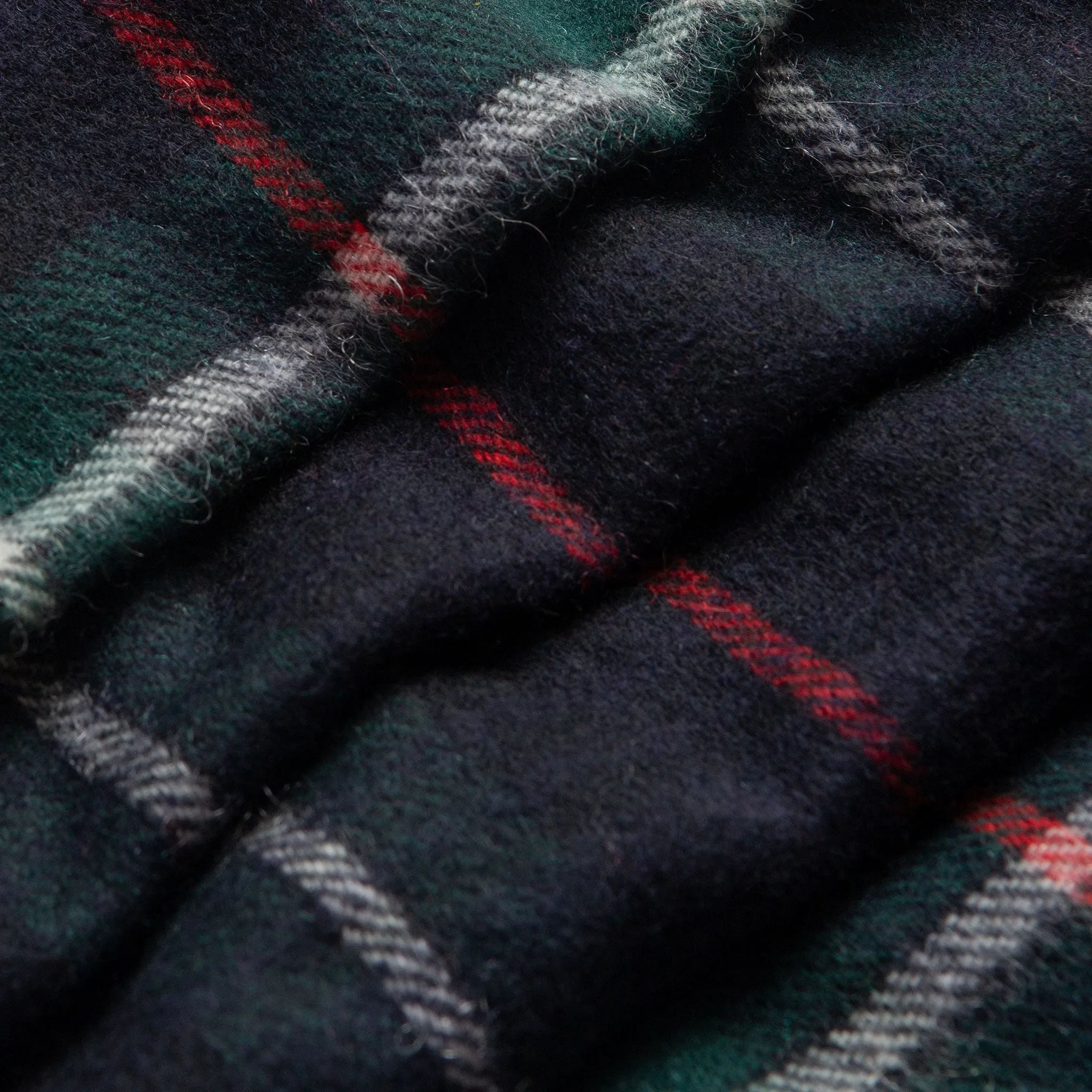 Heritage Tartan Check Cashmere Scarf with Tassels and Gift Box