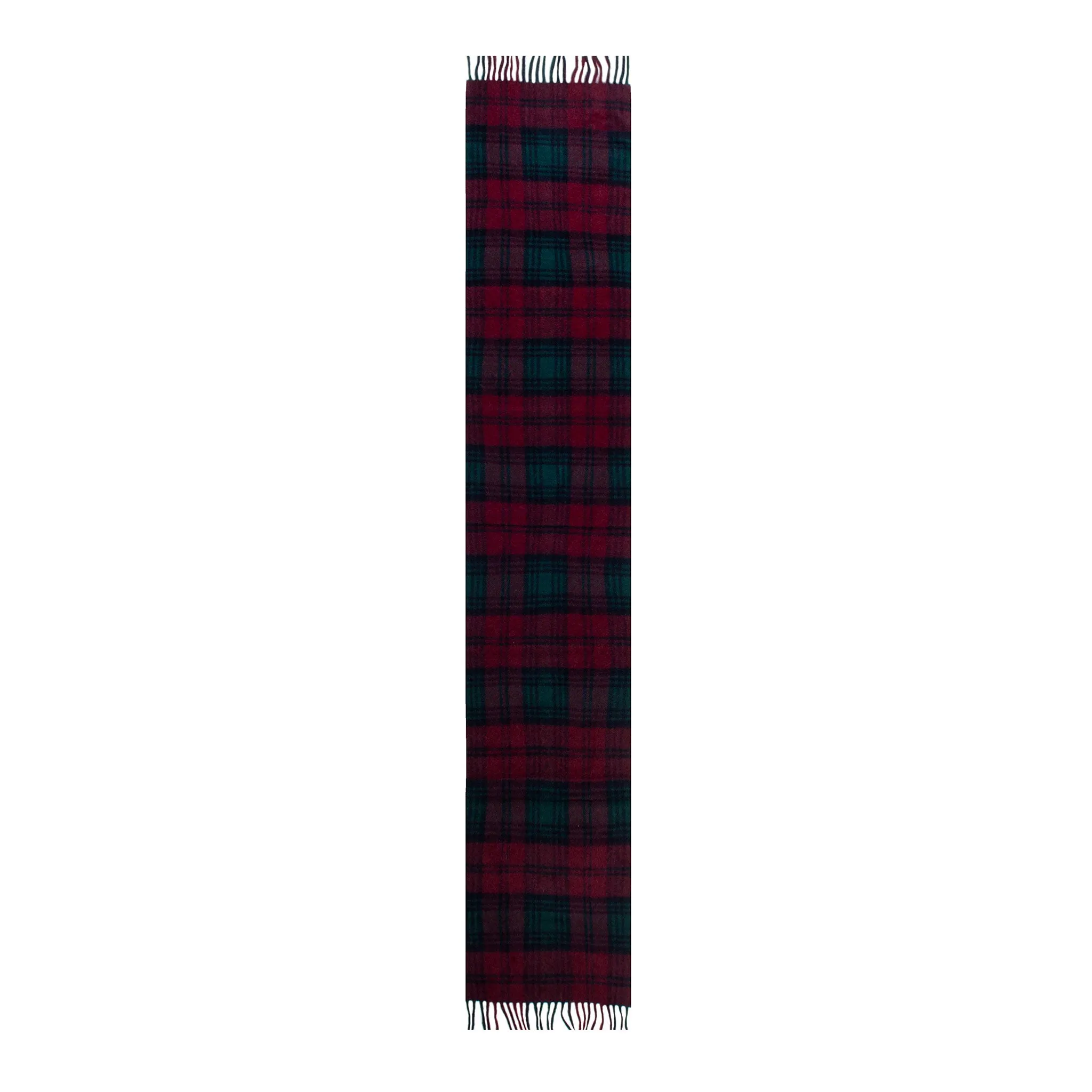 Heritage Tartan Check Cashmere Scarf with Tassels and Gift Box