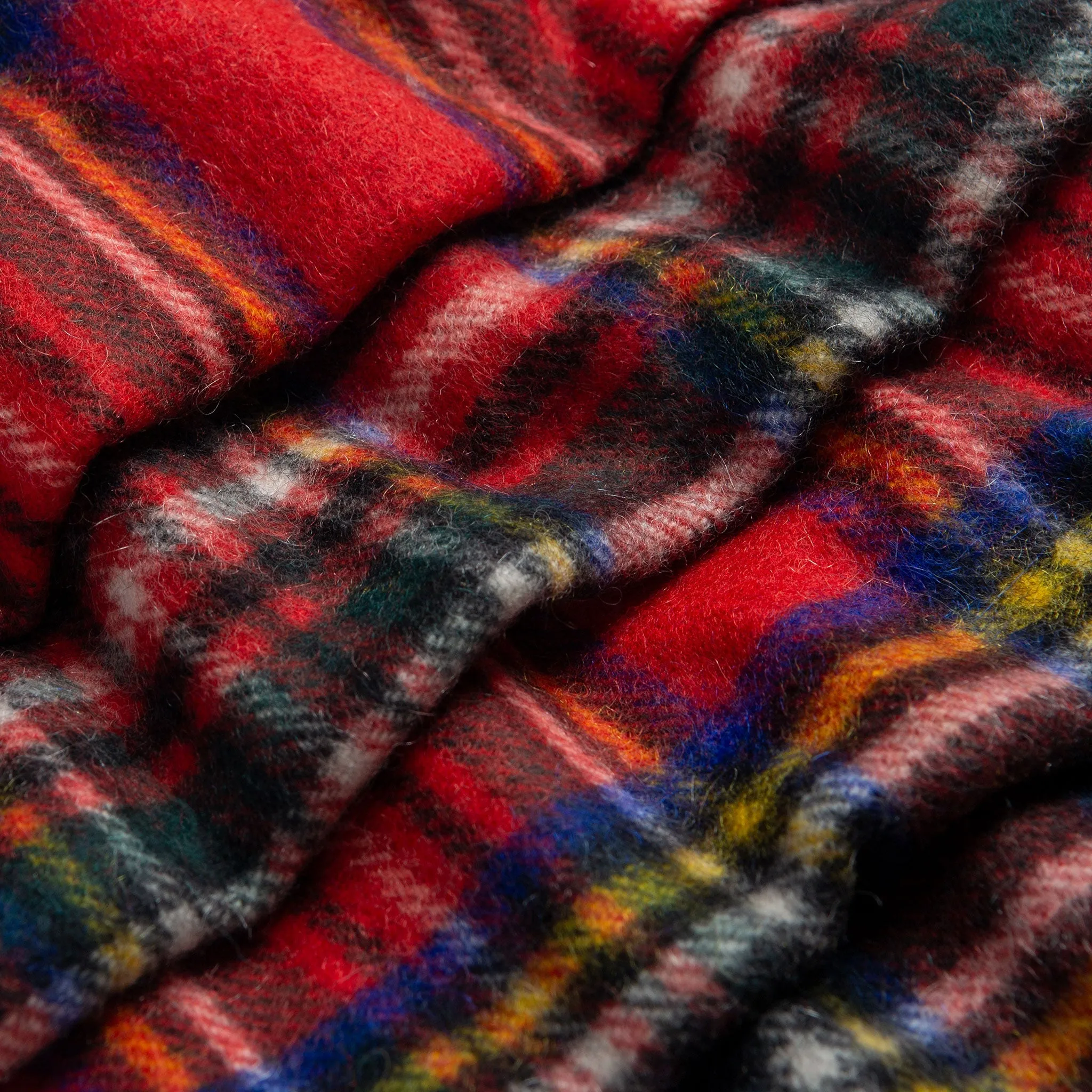 Heritage Tartan Check Cashmere Scarf with Tassels and Gift Box