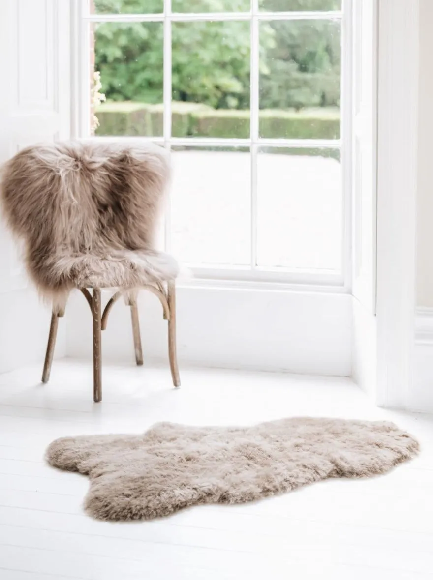 Icelandic Sheepskin Rug Dyed (Long Hair)