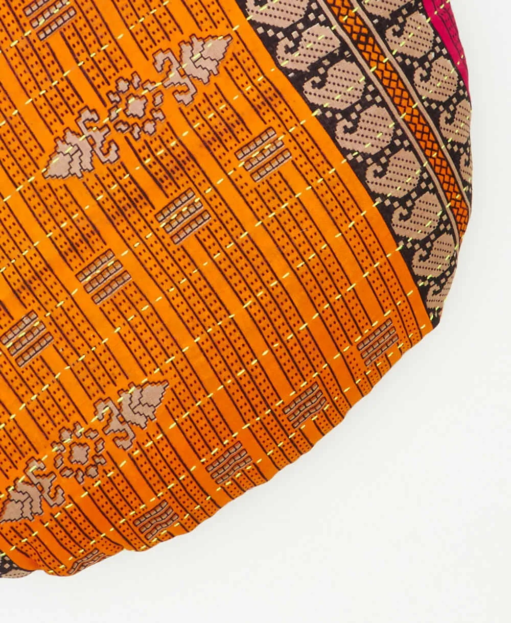 Kantha Round Pillow - No. 240111