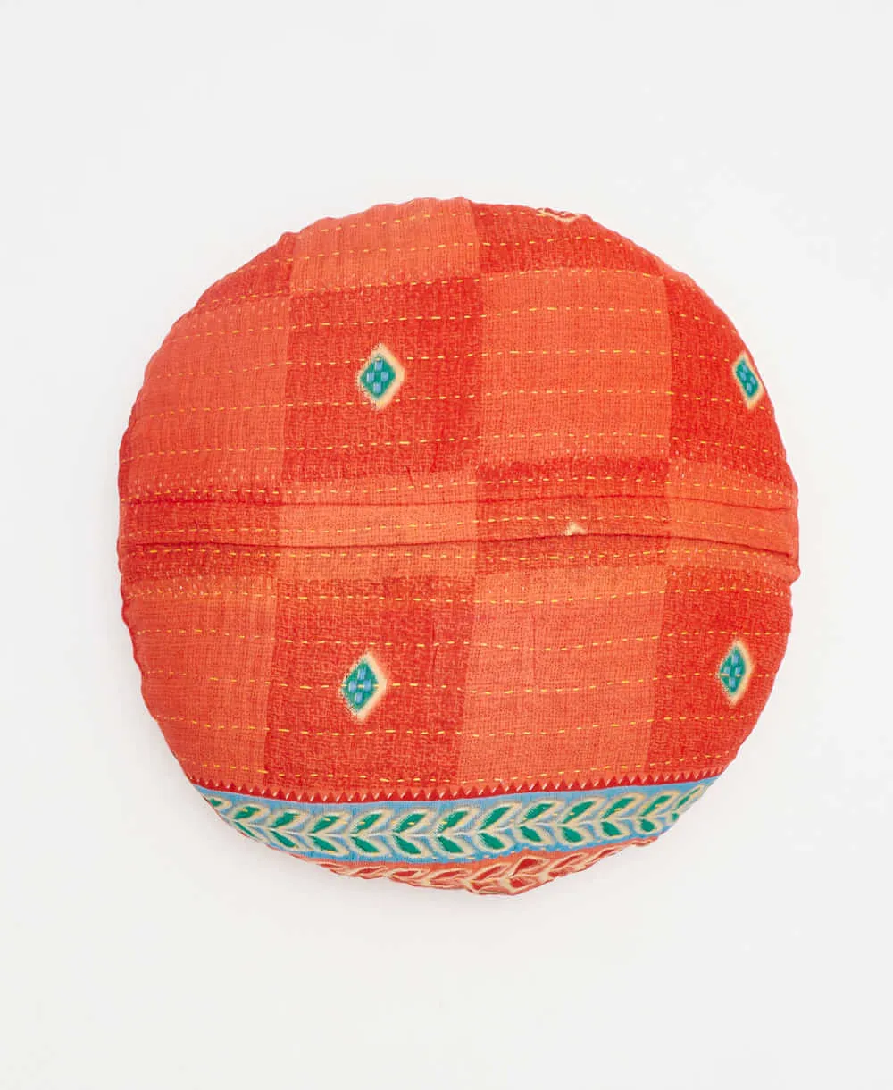 Kantha Round Pillow - No. 240304