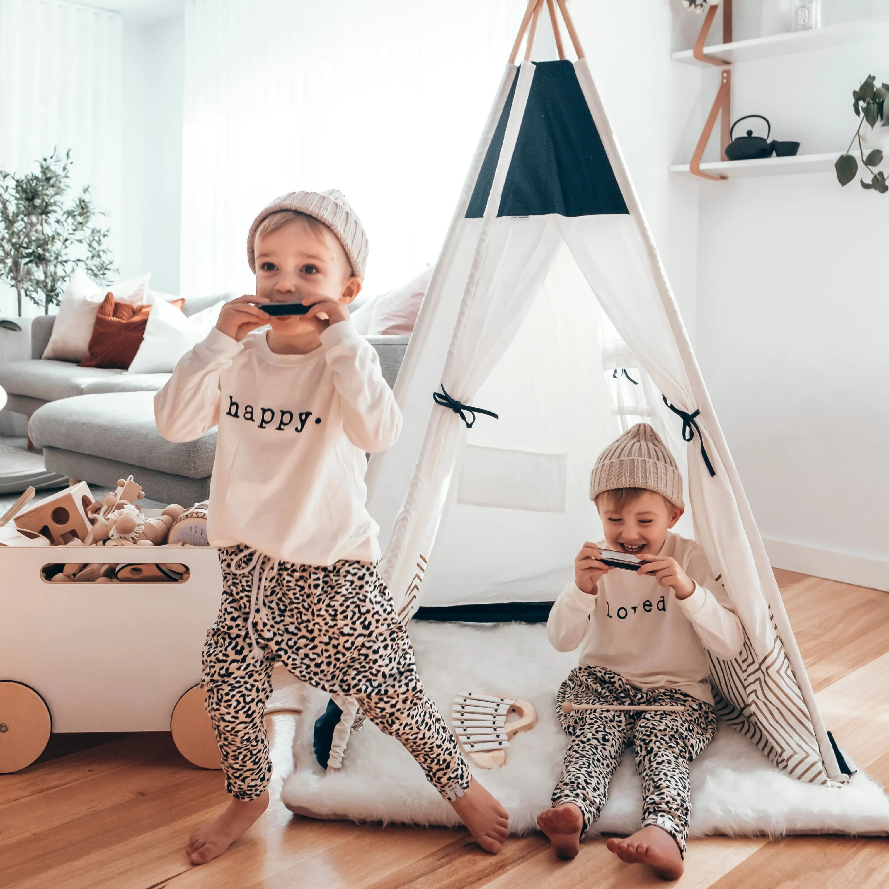 Kids Teepee Tent | Navy Blue