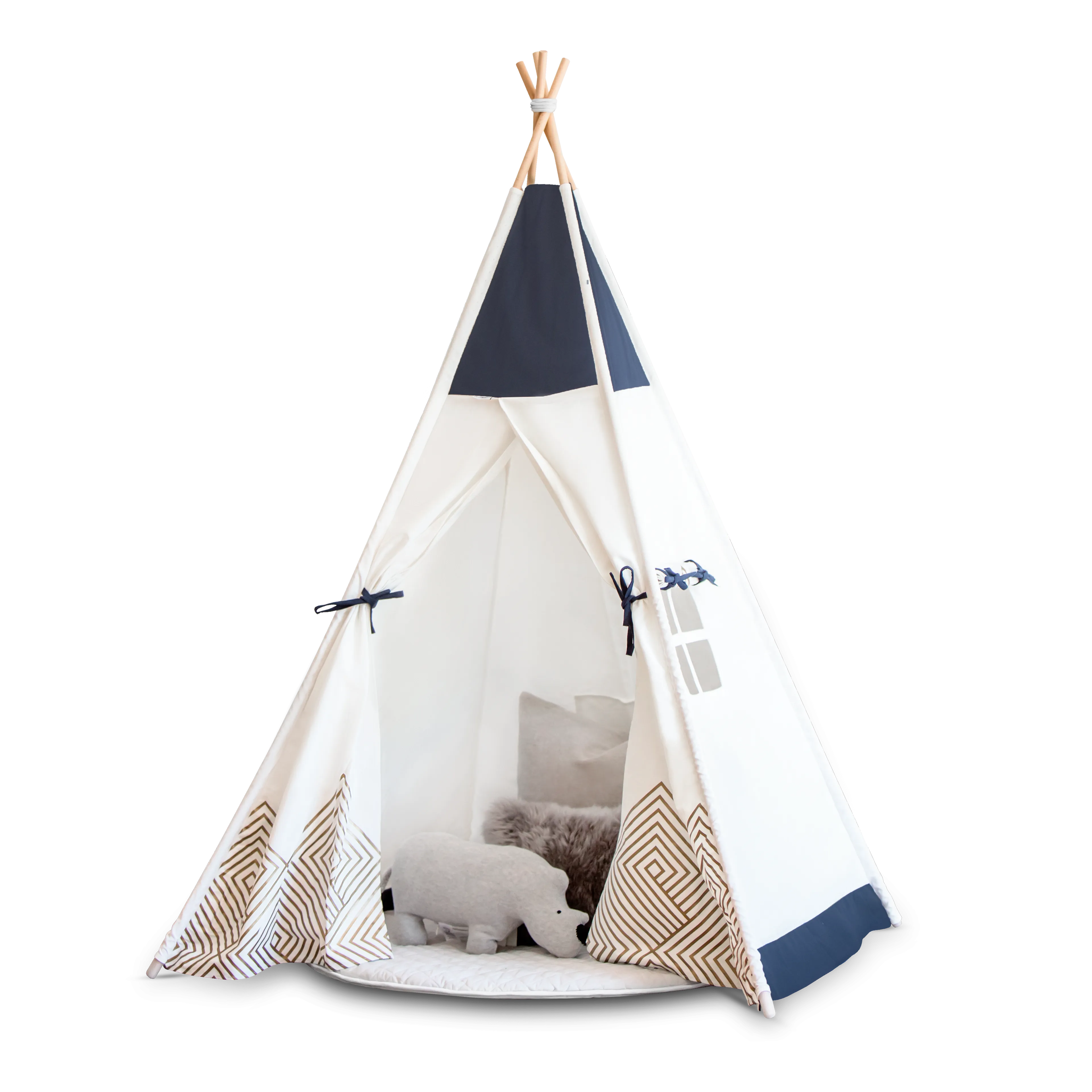 Kids Teepee Tent | Navy Blue