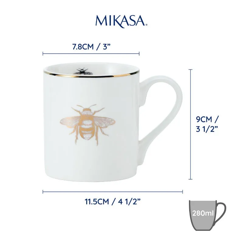 KitchenCraft Mikasa Can Mug Queen Bee 280ml