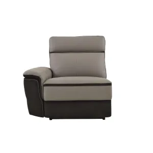 Laertes Power LSF Reclining Chair in Taupe Gray 8318-LRPW