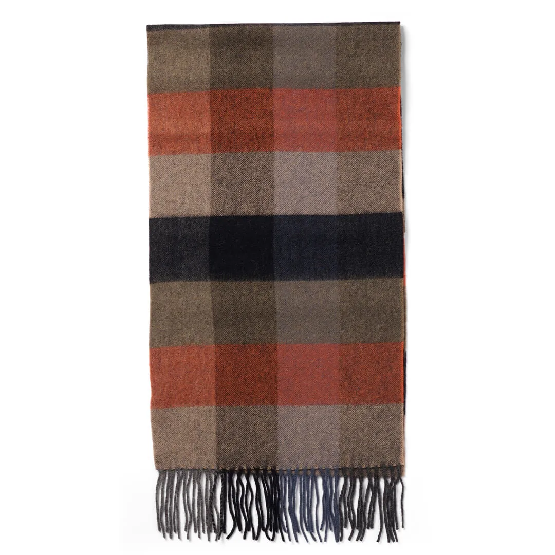 Lambswool Scarf - 720 Check by Failsworth