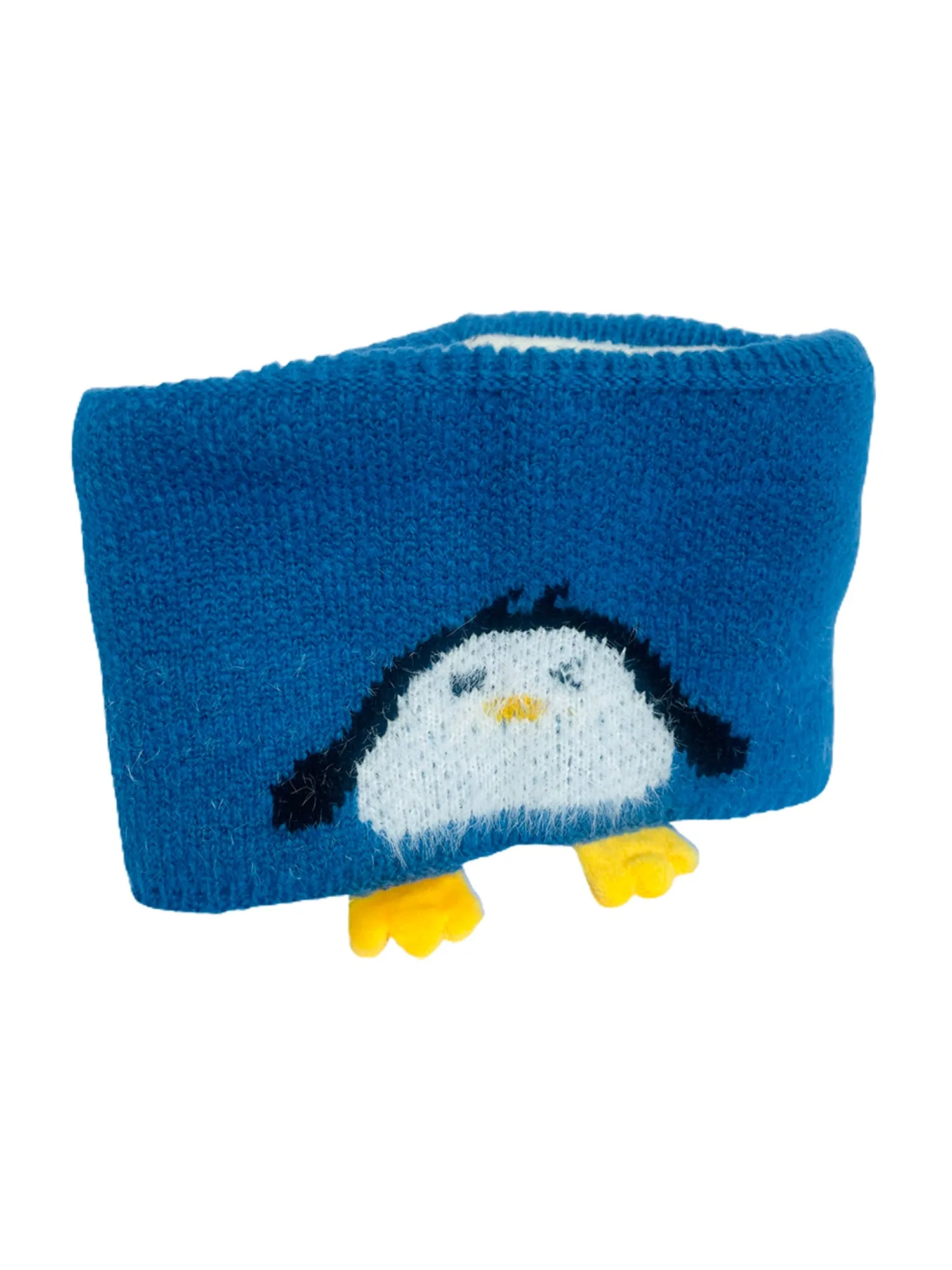 Little Surprise Box Woven Stretchable Woolen Winter Cap For Kids With Matching Neck Muffler Set (3-10Yrs)