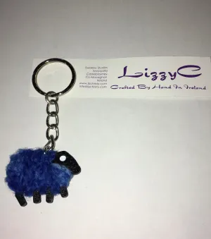 Lizzy C Sheep Keyring