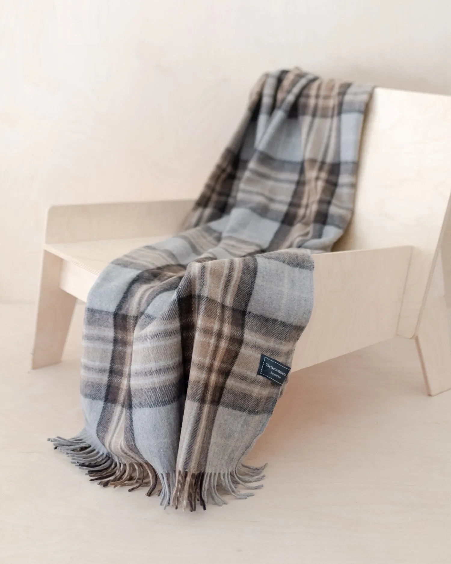 Mackellar Tartan Recycled Wool Blanket