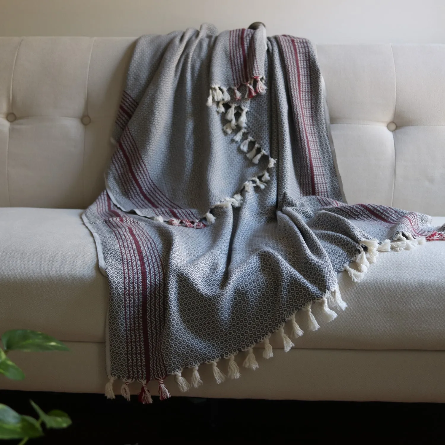 MATIA Blanket Scarf Gray