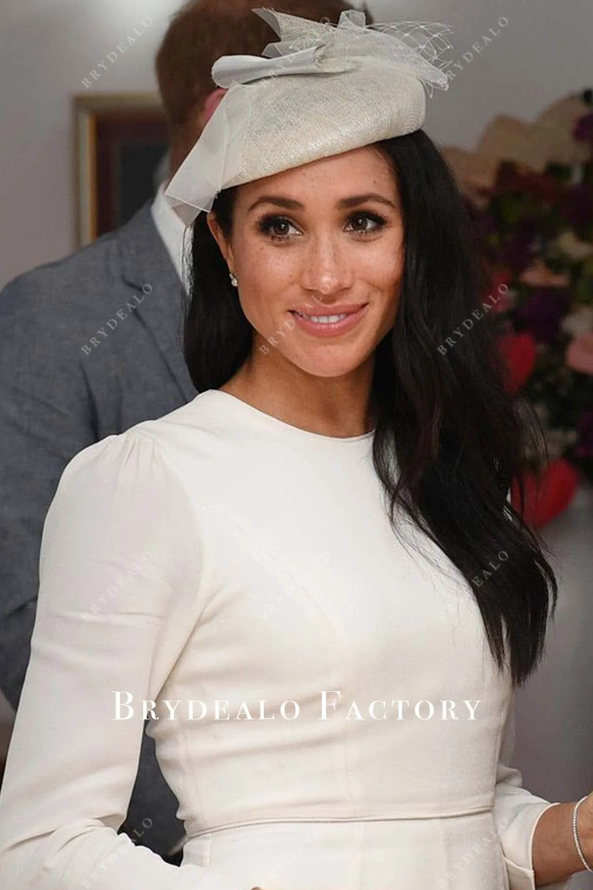 Meghan Markle Suva’s Nausori Airport 2018 White Dress