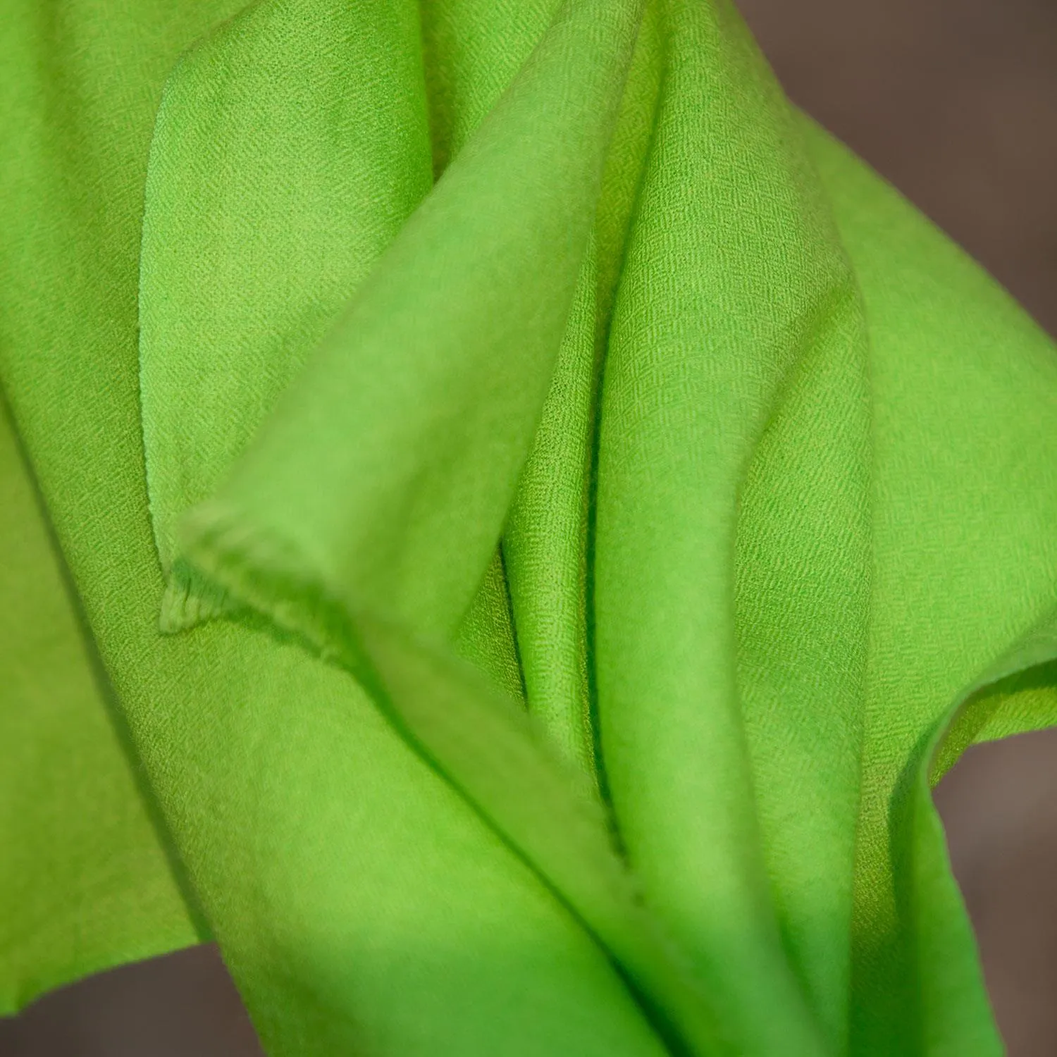 Merino Wool Shawl Lime