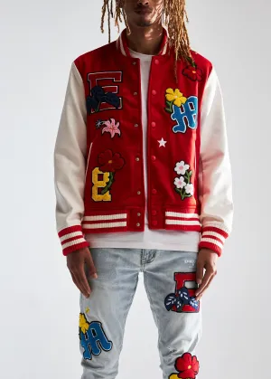 Nille Varsity Jacket (Red)