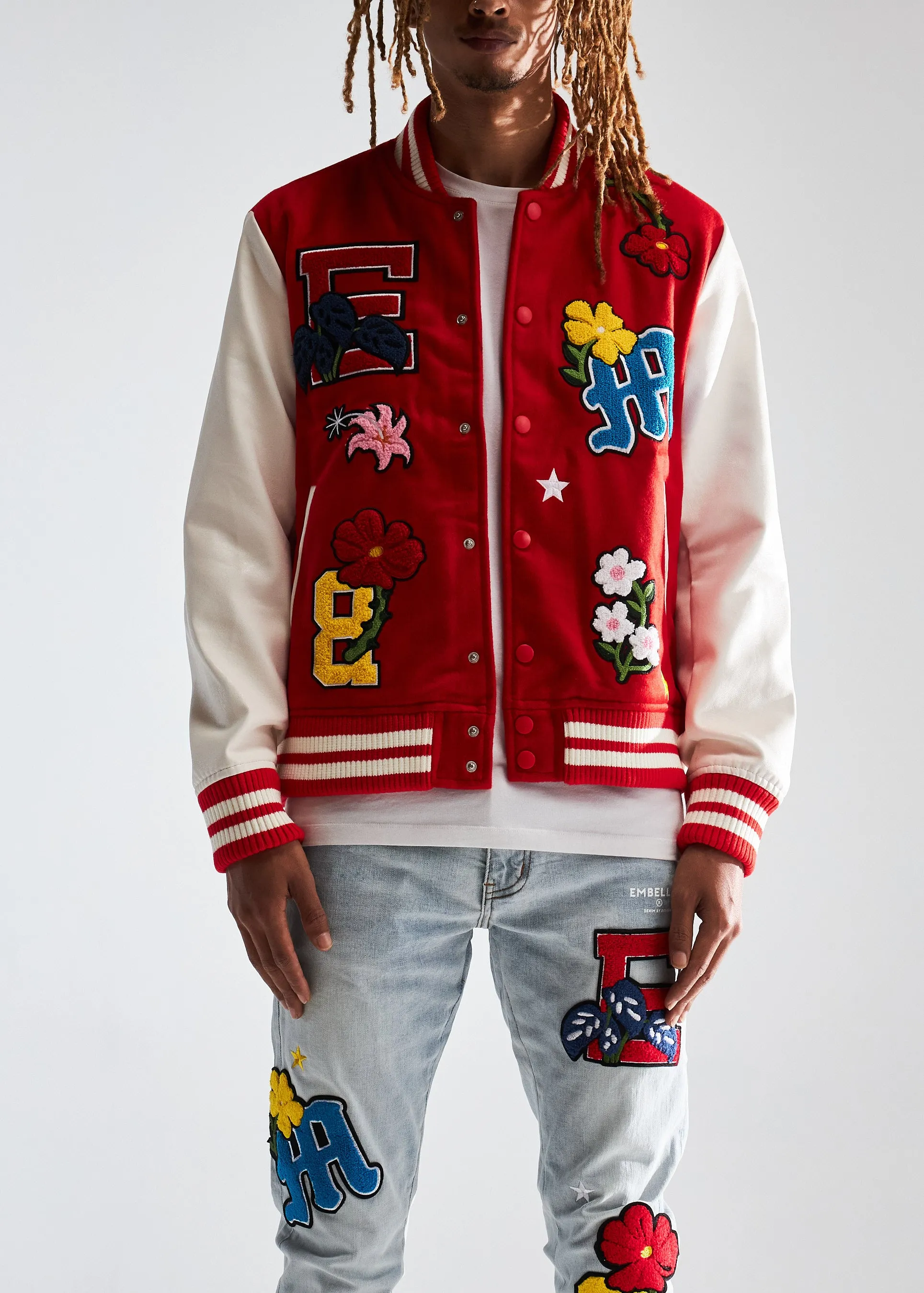 Nille Varsity Jacket (Red)