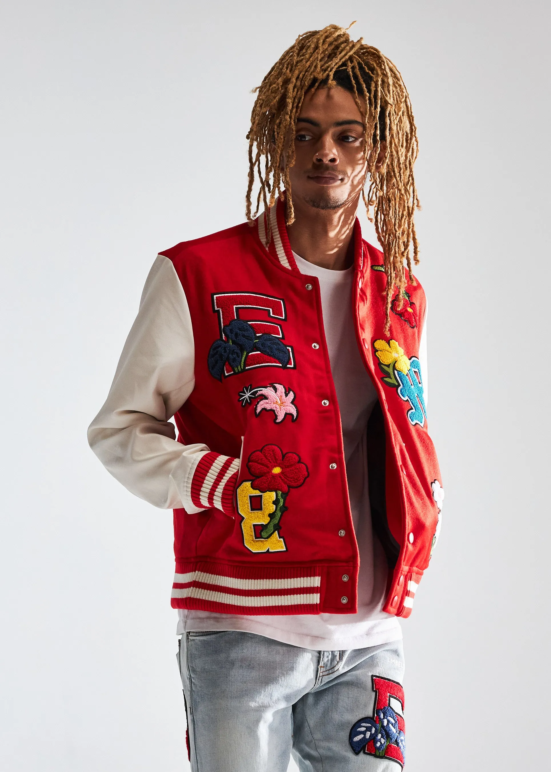 Nille Varsity Jacket (Red)