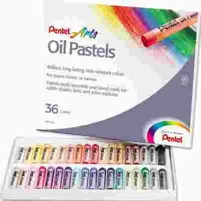 Oil Pastel Set With Carrying Case36-Color Set Assorted 36/Set