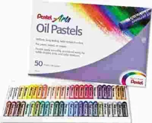 Oil Pastel Set With Carrying Case45-Color Set Assorted 50/Set