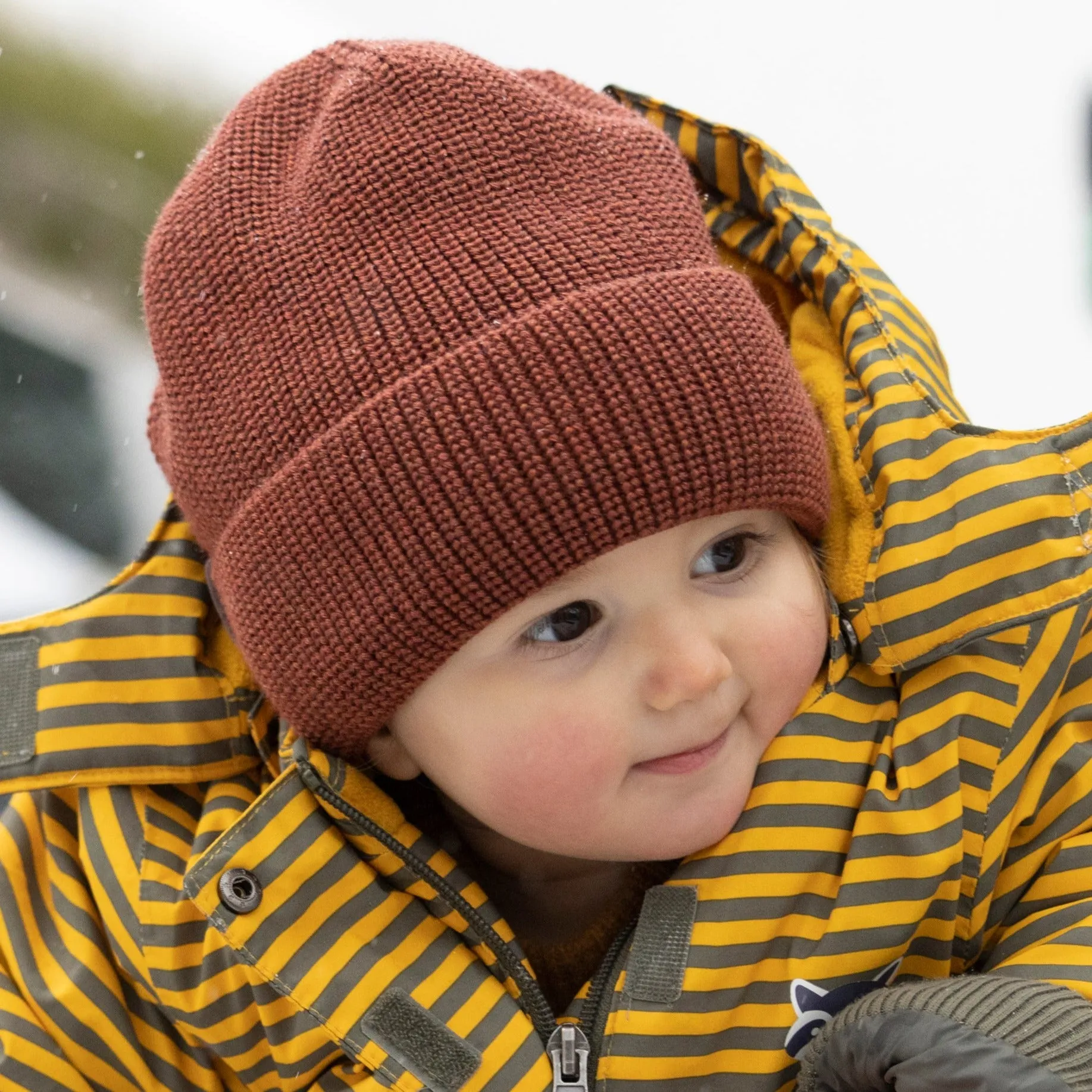 Pickapooh Baby/Toddler/Child/Unisex Ben Beanie Hat, Knit Merino Wool/Silk