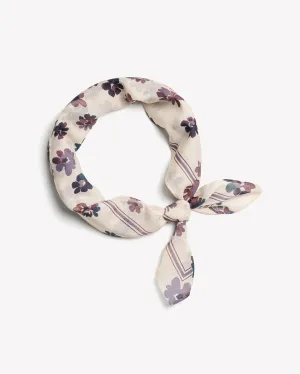 Rag & Bone - Floral Bandana in Ivory Multi