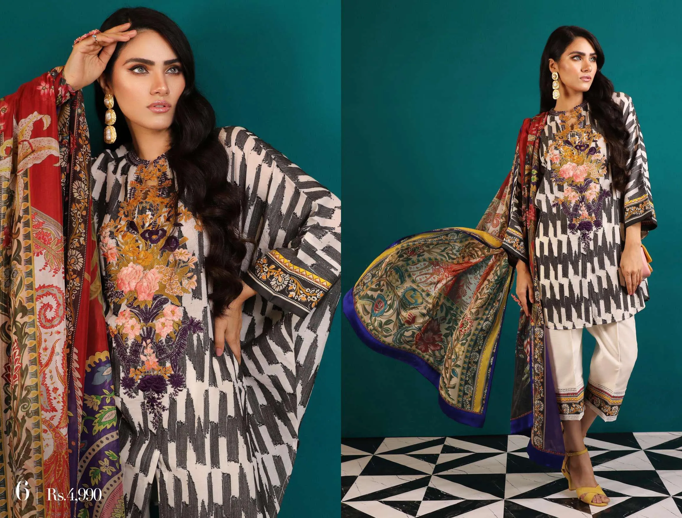 Sana Safinaz Pre-Fall Embroidered Collection 2019 – 06