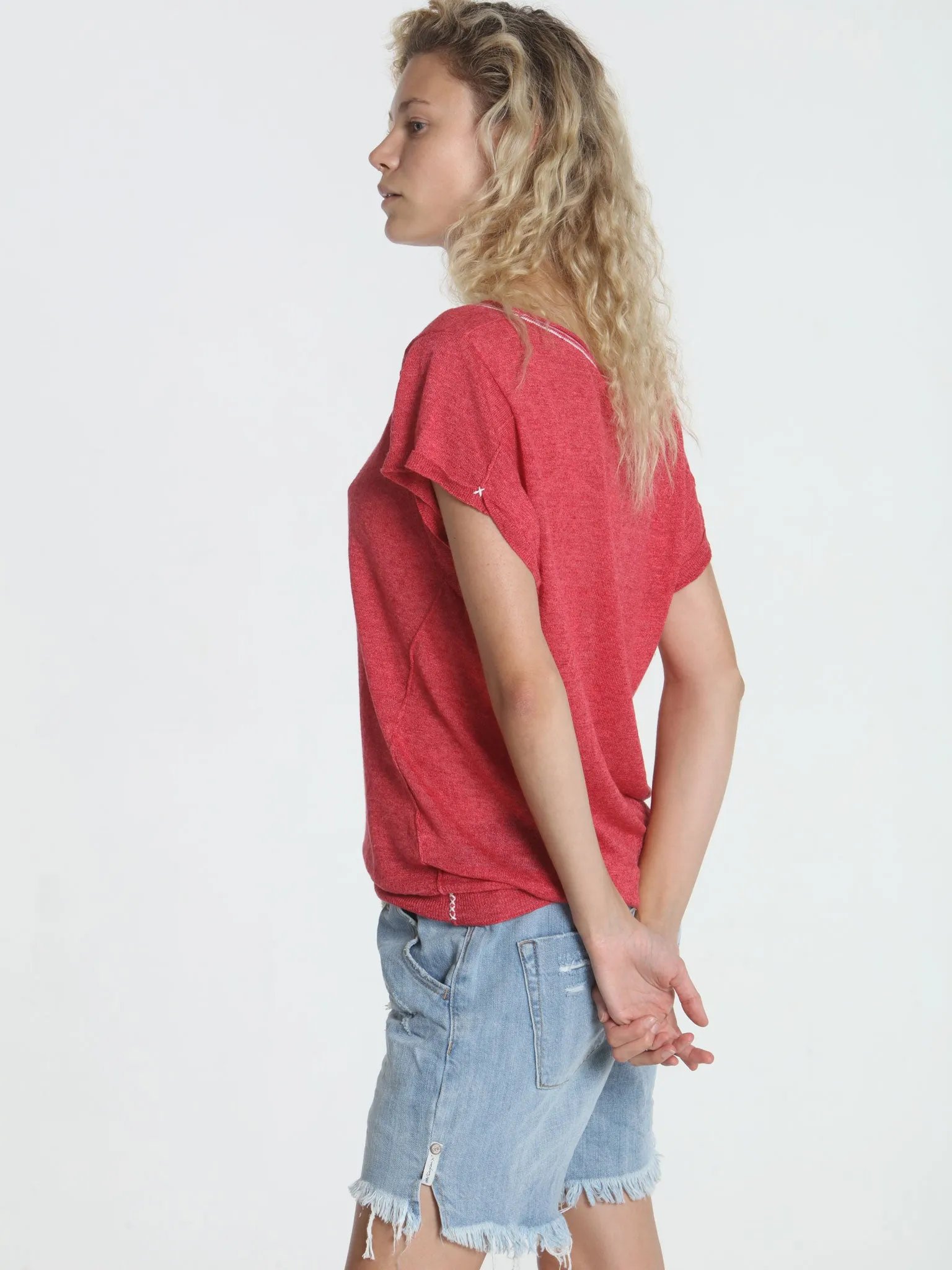 Seamed Summer Tee - Desert Sun