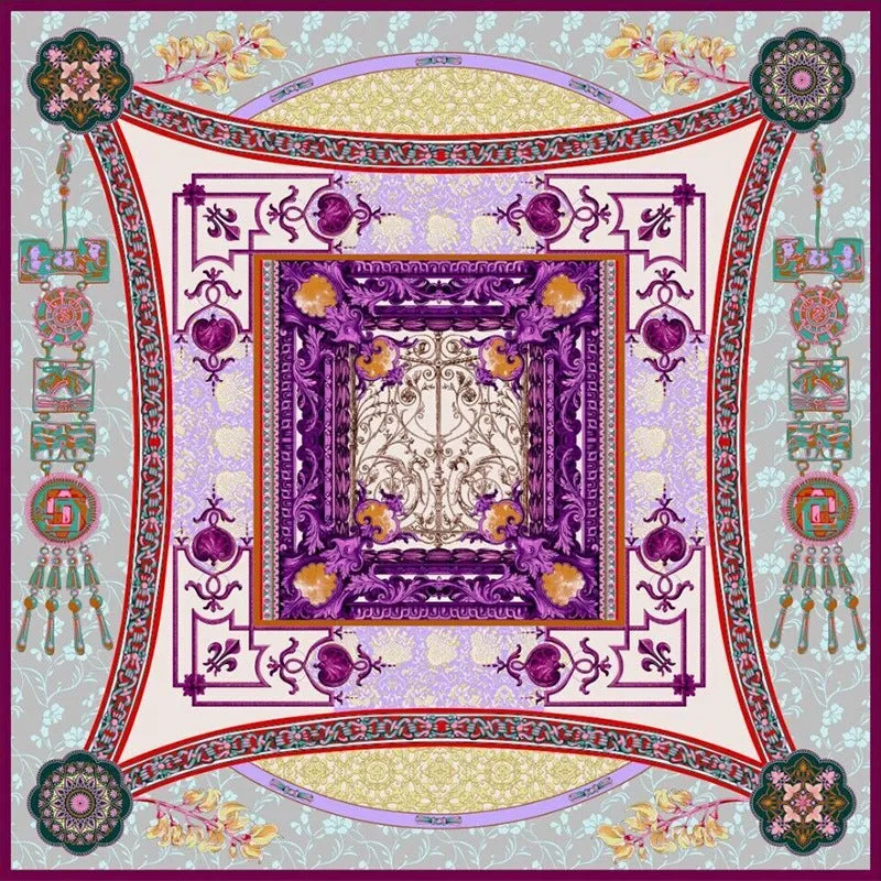 Symmetry Silk Twill Scarf 135