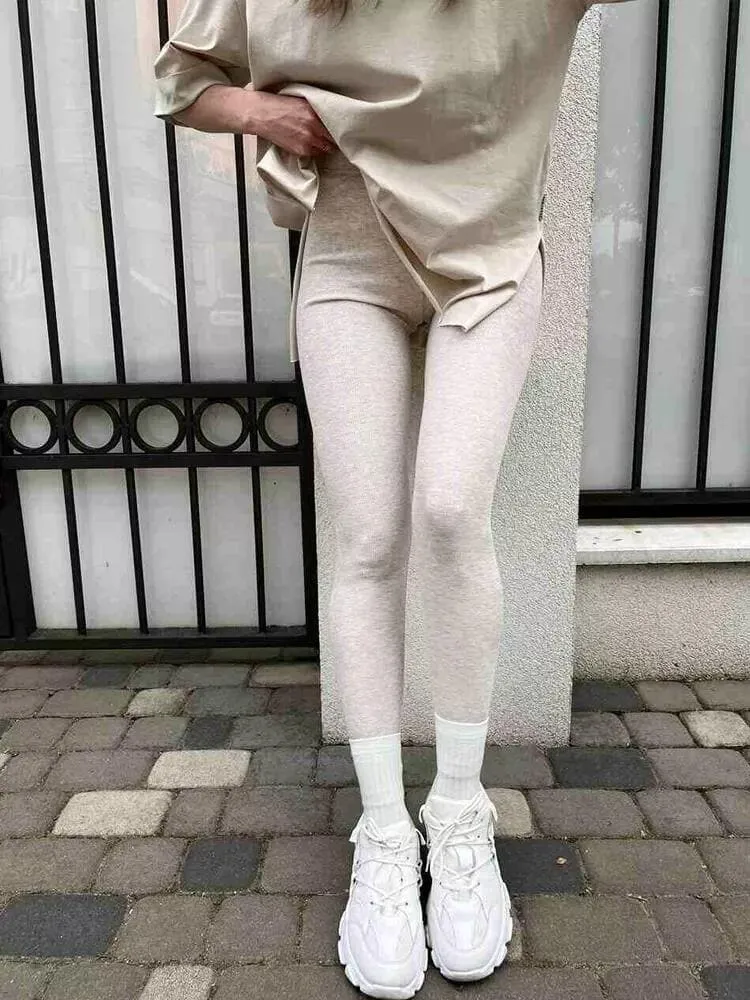 Thermal Thick Leggings for Women - Warm & Cozy, Ankle-Length, High Waist