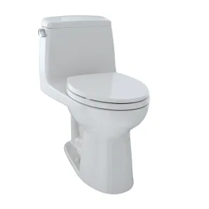 TOTO MS854114S#11 UltraMax One-Piece Elongated 1.6 GPF Toilet, Colonial White